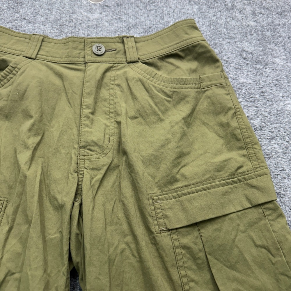 REI Olive Green Convertible Cargo Pants - Picture 9 of 13